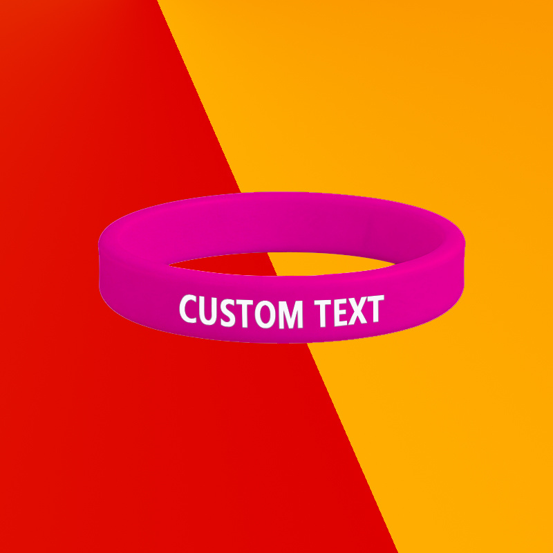 200pc Custom Silicone Wristbands, Thirteen Colors